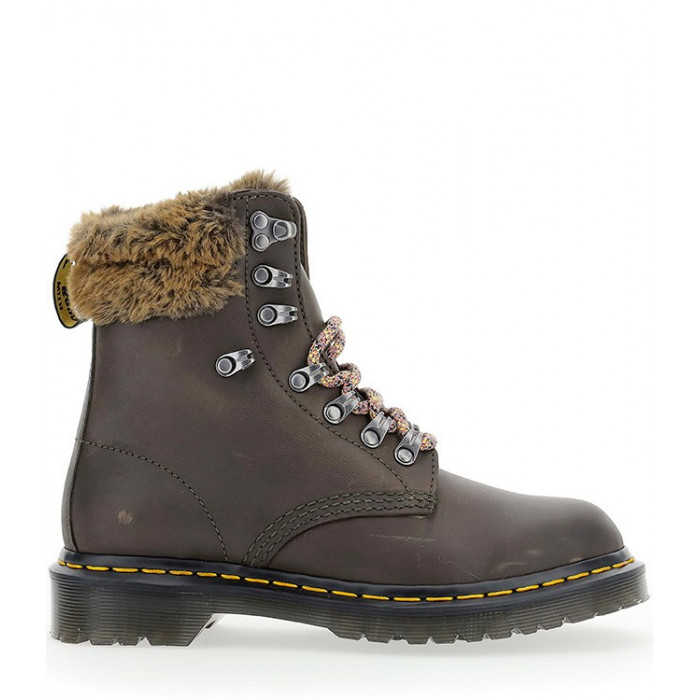 DR. MARTENS 1460 SERENA COLLAR STREETER + MILO FUR