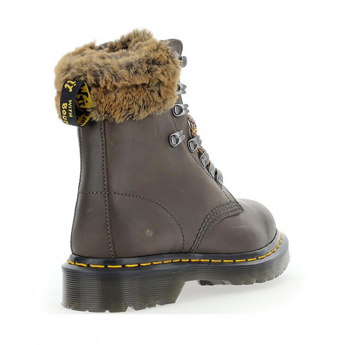 DR. MARTENS 1460 SERENA COLLAR STREETER + MILO FUR