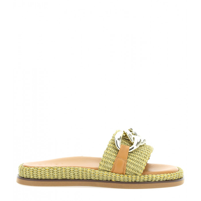 Kate spade positano 2025 spade chain slide sandals