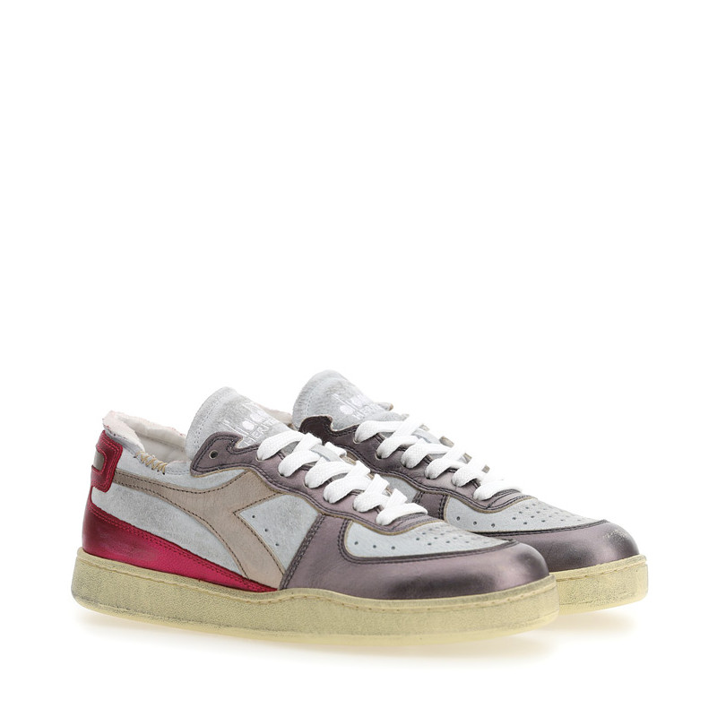 DIADORA MI BASKET ROW CUT METAL PIGSKIN USED WN