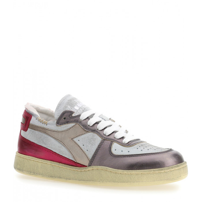 DIADORA MI BASKET ROW CUT METAL PIGSKIN USED WN