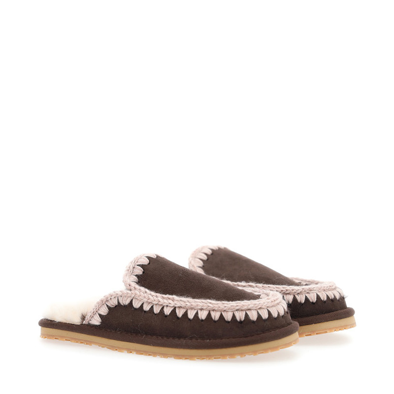 MOU SUEDE SLIPPER FULL ESKIMO STITCH