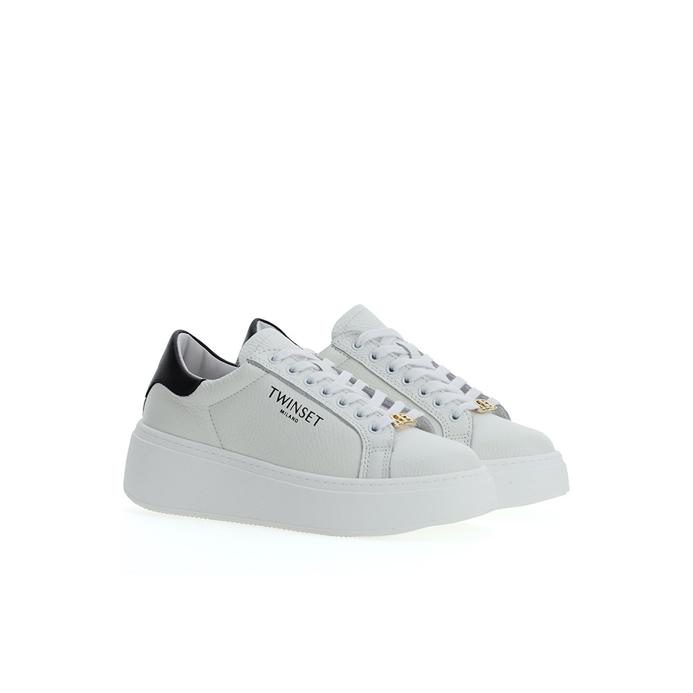 Sneaker TWINSET 241TCP050 14934 White/Black Fiorini Shop