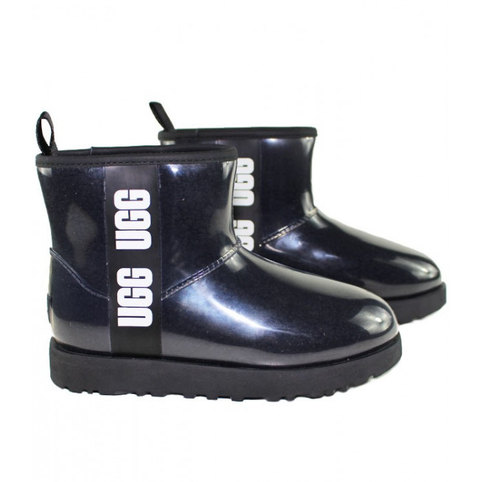 UGG Kids' Classic Clear Mini Waterproof Boots II Black, 57% OFF